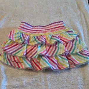 Stripe skort